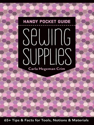 cover image of Sewing Supplies Handy Pocket Guide